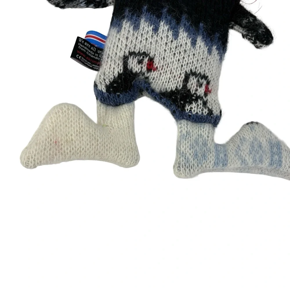 Skrimsli Plush Monster Toy Handmade in Iceland Knit Stuffed Animal Doll - Picture 8 of 10